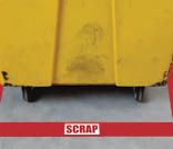 Defect scrap rework areas