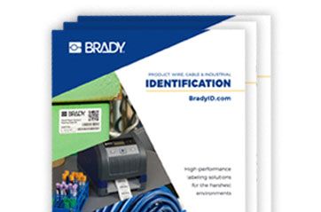 Cover of Brady's print catalog of identification products
