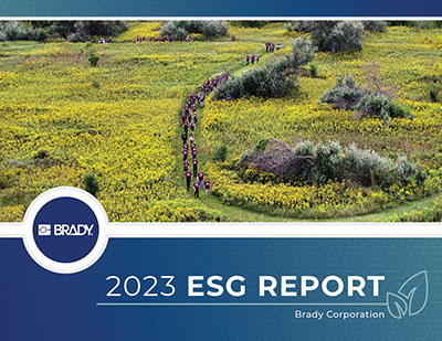 Brady's full 2023 ESG report.